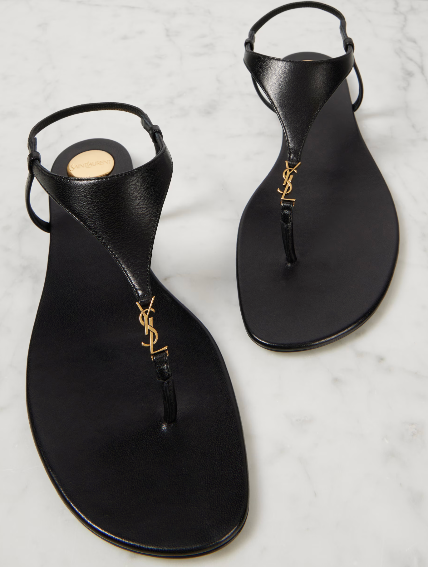 Saint Laurent Cassandra leather sandals