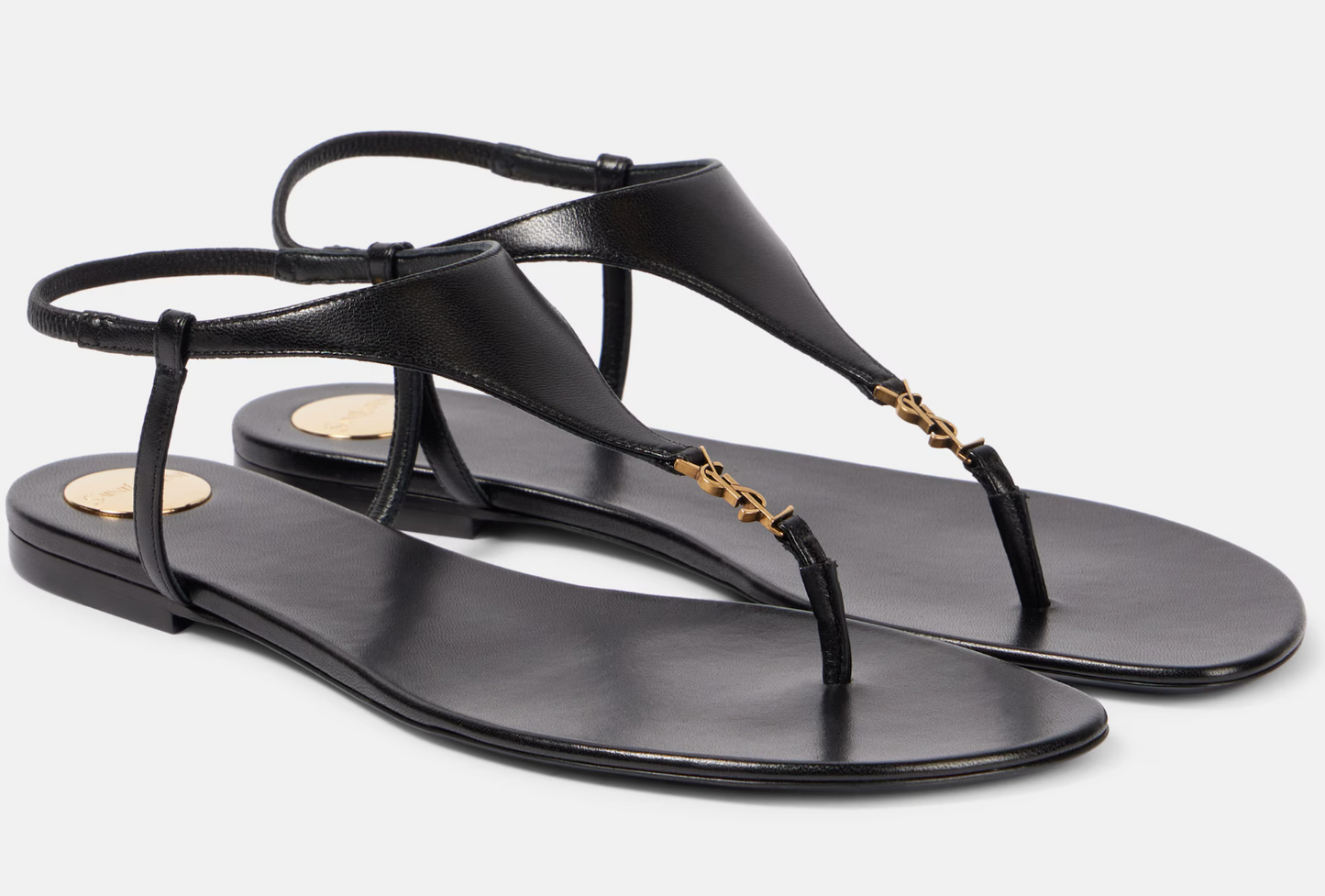 Saint Laurent Cassandra leather sandals