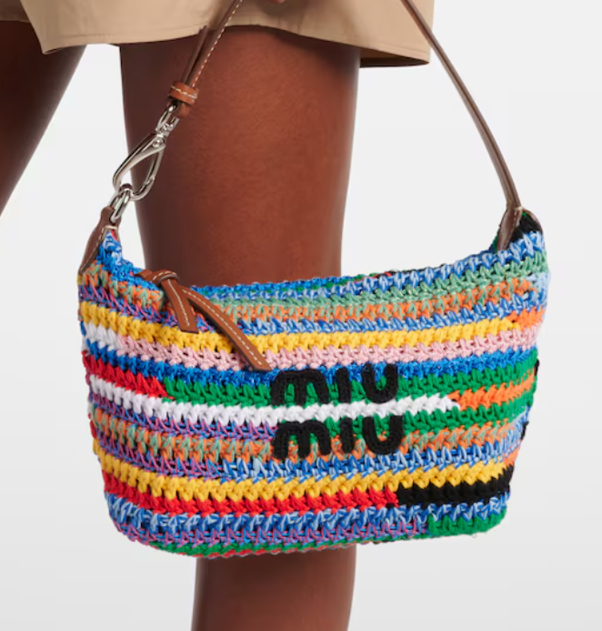 Miu Miu crochet shoulder bag